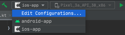 android studio edit configurations