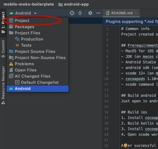 android studio project